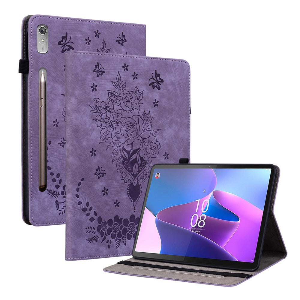 PU Leather Case for Lenovo Tab P11 Pro Gen 2 11.2" Folio Flip Imprinted Tablet Stand Cover