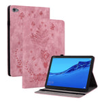 Protective Case for Huawei MediaPad M5 lite 10.1 / MediaPad C5 10 Imprinted Stand PU Leather Cover