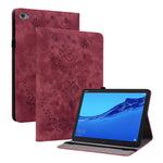 Protective Case for Huawei MediaPad M5 lite 10.1 / MediaPad C5 10 Imprinted Stand PU Leather Cover
