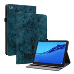 Protective Case for Huawei MediaPad M5 lite 10.1 / MediaPad C5 10 Imprinted Stand PU Leather Cover