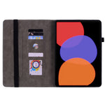 For Xiaomi Pad 6 / Pad 6 Pro Stand Card Slots Tablet Case Imprinted PU Leather Tablet Cover