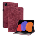 For Xiaomi Pad 6 / Pad 6 Pro Stand Card Slots Tablet Case Imprinted PU Leather Tablet Cover