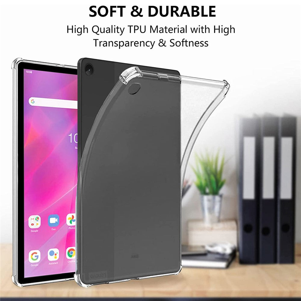 Clear Tablet Case for Lenovo Tab M10 (Gen 3) , Reinforced Corners Shockproof Tablet TPU Cover