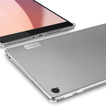 Lenovo Tab M8 (4. generation) 2024 TB-301XU / M8 (4. generation) 2023 TB-300FU Gennemsigtigt tabletcover med forstærkede hjørner og stødbeskyttelse i TPU
