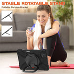 Xiaomi Pad 6 PC+ Silikon Surfplatta Fodral Roterande Stödskydd