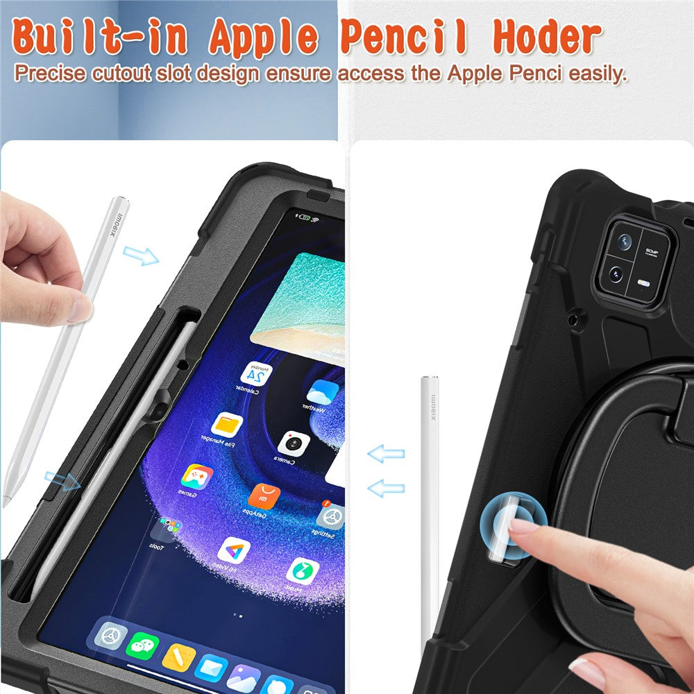 Xiaomi Pad 6 PC+ Silikon Surfplatta Fodral Roterande Stödskydd