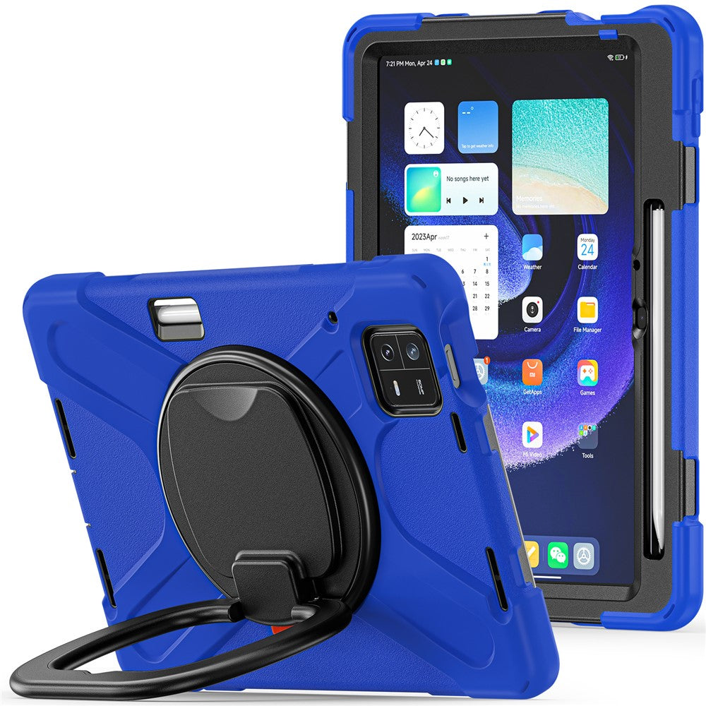 Xiaomi Pad 6 PC+ Silikon Surfplatta Fodral Roterande Stödskydd