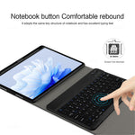 For Huawei MatePad Air 11.5 inch (2023) Leather Stand Tablet Case with Detachable Magnetic Wireless Keyboard (Without Touchpad)