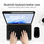 For Huawei MatePad Air 11.5 inch (2023) Leather Stand Tablet Case with Detachable Magnetic Wireless Keyboard (Without Touchpad)