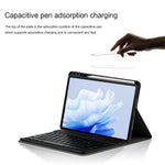 For Huawei MatePad Air 11.5 inch (2023) Leather Stand Tablet Case with Detachable Magnetic Wireless Keyboard (Without Touchpad)