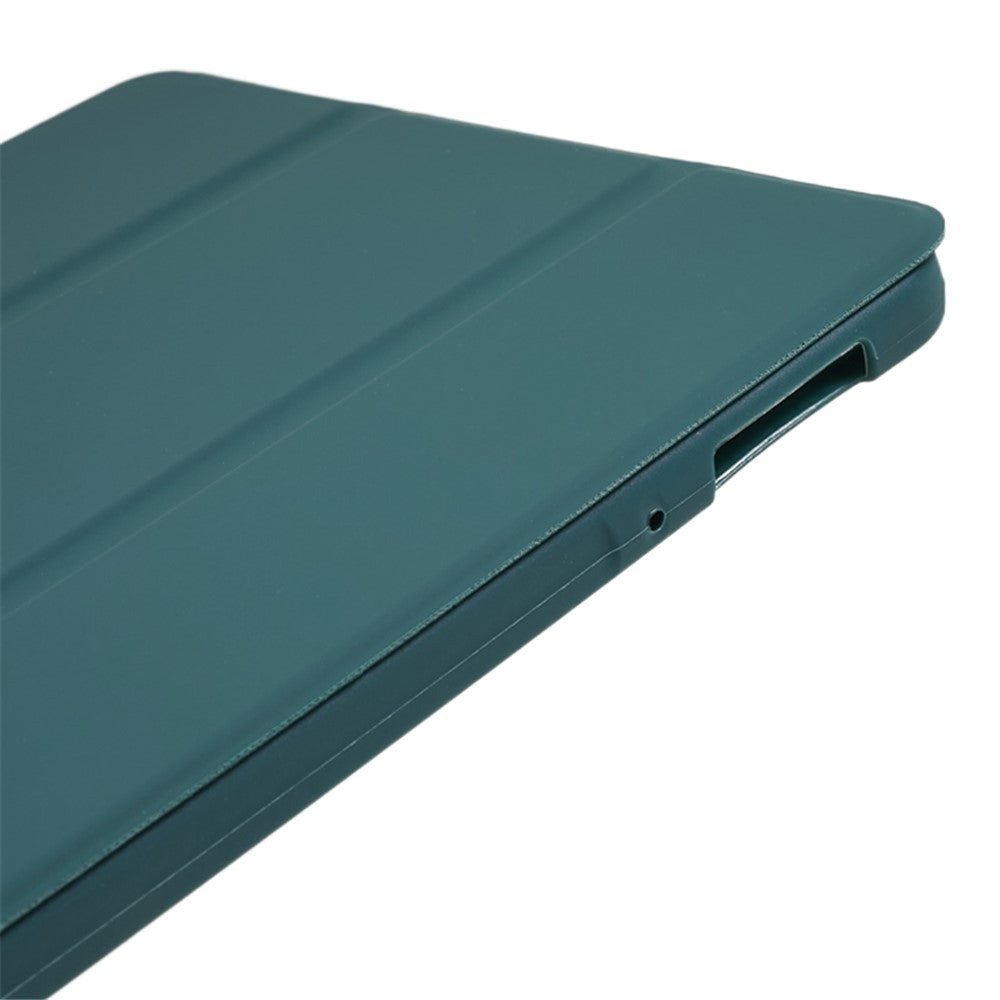 For Xiaomi Pad 6 / Pad 6 Pro Tri-fold Stand Tablet Case PU Leather Honeycomb Texture Auto Wake / Sleep Smart Cover