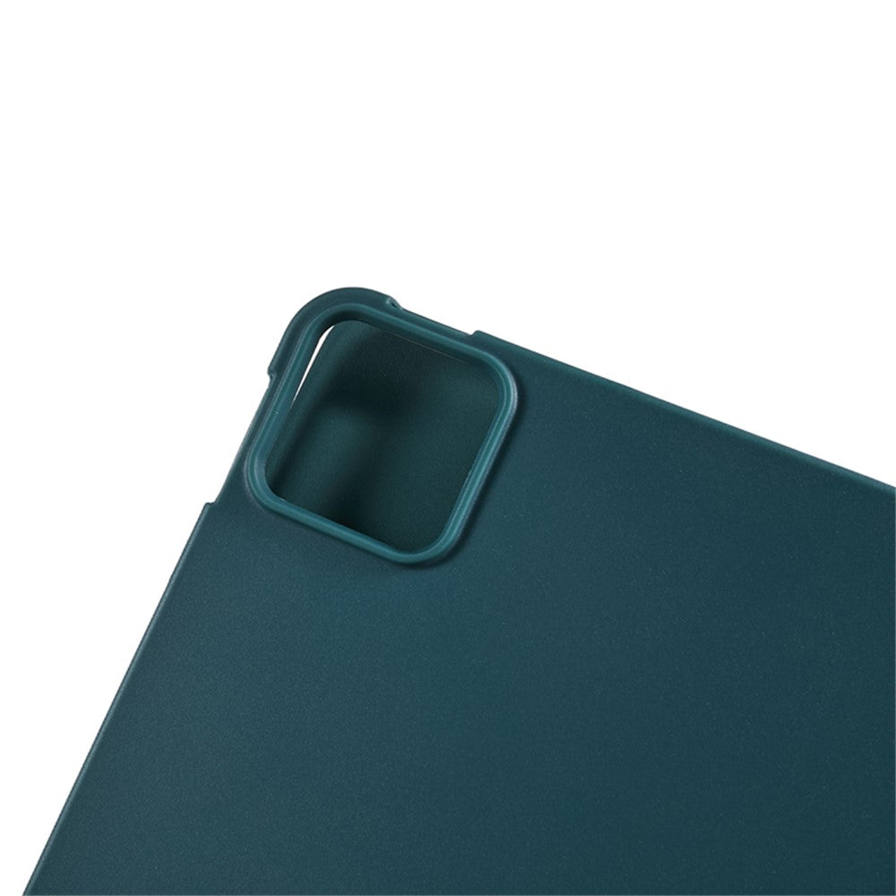 For Xiaomi Pad 6 / Pad 6 Pro Tri-fold Stand Tablet Case PU Leather Honeycomb Texture Auto Wake / Sleep Smart Cover