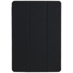 For Xiaomi Pad 6 /  Pad 6 Pro Tri-Fold Stand Tablet Case PU Leather Transparent Back Smart Cover with Pencil Holder