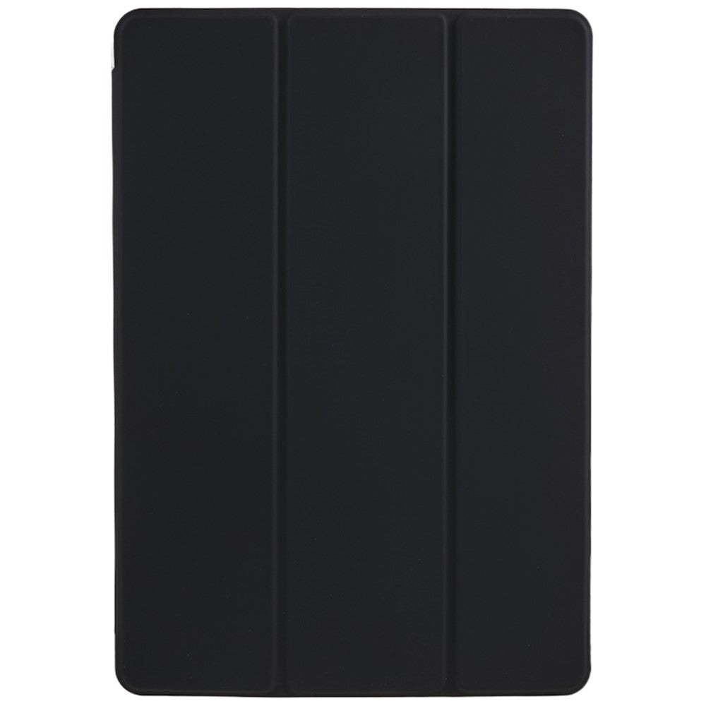 For Xiaomi Pad 6 /  Pad 6 Pro Tri-Fold Stand Tablet Case PU Leather Transparent Back Smart Cover with Pencil Holder