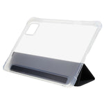 For Xiaomi Pad 6 /  Pad 6 Pro Tri-Fold Stand Tablet Case PU Leather Transparent Back Smart Cover with Pencil Holder