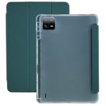 For Xiaomi Pad 6 /  Pad 6 Pro Tri-Fold Stand Tablet Case PU Leather Transparent Back Smart Cover with Pencil Holder