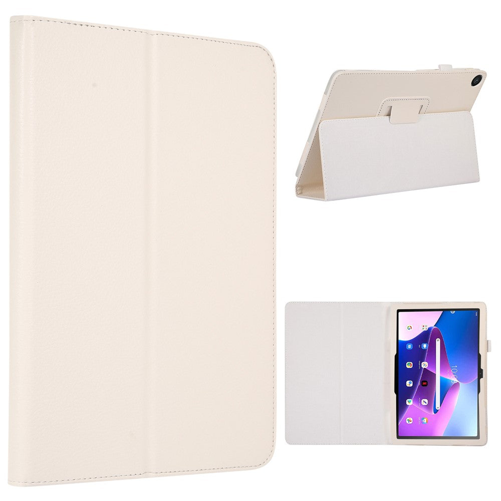 For Lenovo Tab M10 (Gen 3) Litchi Texture PU Leather Case Full Protection Stand Tablet Cover