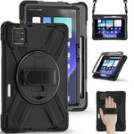 For Xiaomi Pad 6 / Pad 6 Pro Tablet Case PC+Silicone Kickstand Rugged Protective Cover with Hand Strap / Shoulder Strap