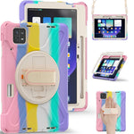 For Xiaomi Pad 6 / Pad 6 Pro Tablet Case PC+Silicone Kickstand Rugged Protective Cover with Hand Strap / Shoulder Strap