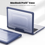 Til MacBook Pro 13 tommer (2018) / (2020) / (2022) (A2338 M1 / M2 A2289 A2251 A2159 A1989 A1706 A1708) PC+TPU Laptopcover