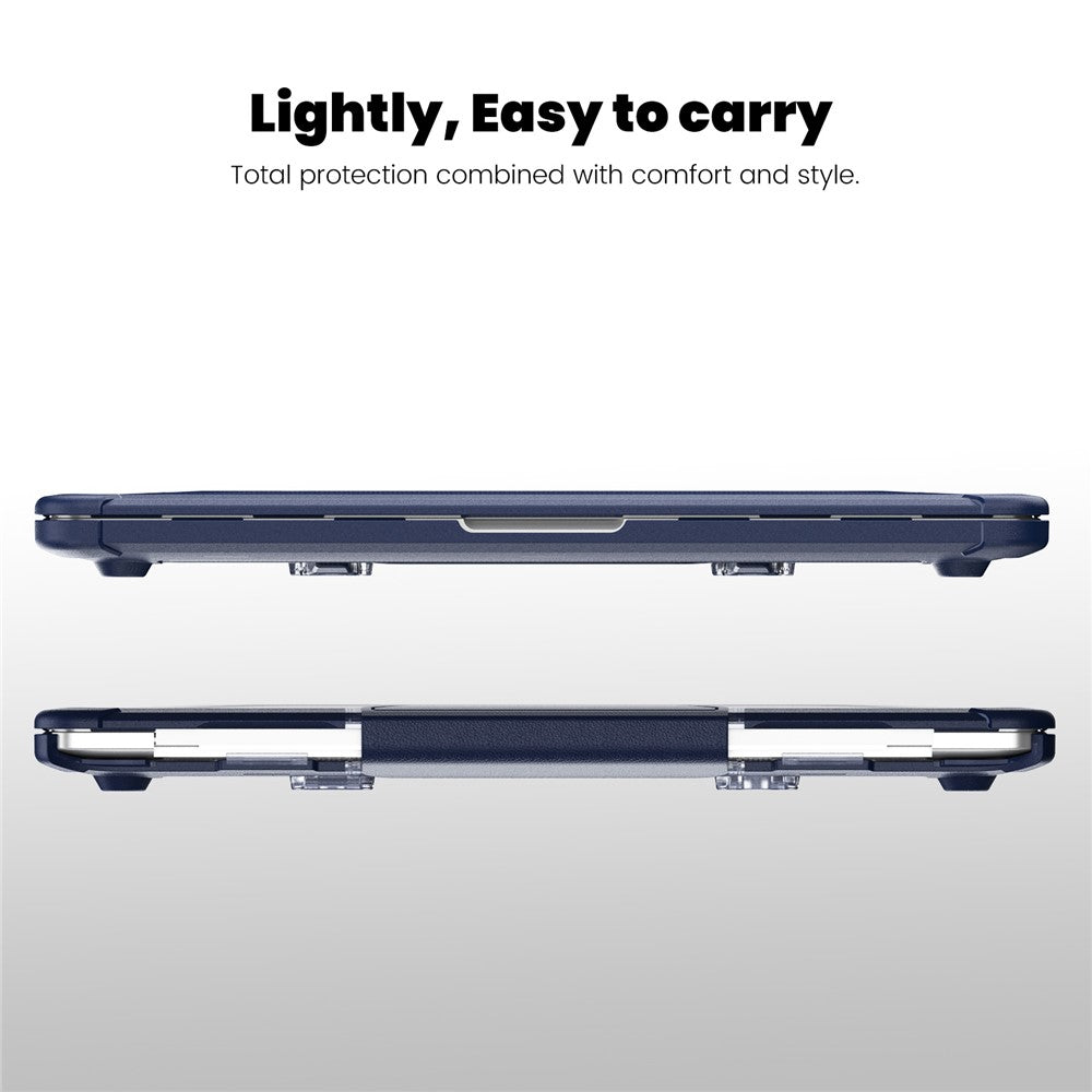 Til MacBook Pro 13 tommer (2018) / (2020) / (2022) (A2338 M1 / M2 A2289 A2251 A2159 A1989 A1706 A1708) PC+TPU Laptopcover