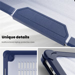 Til MacBook Pro 13 tommer (2018) / (2020) / (2022) (A2338 M1 / M2 A2289 A2251 A2159 A1989 A1706 A1708) PC+TPU Laptopcover
