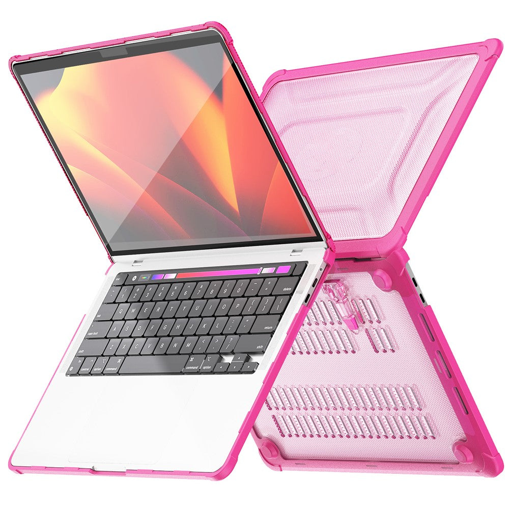 Til MacBook Pro 13 tommer (2018) / (2020) / (2022) (A2338 M1 / M2 A2289 A2251 A2159 A1989 A1706 A1708) PC+TPU Laptopcover
