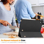 Tablet Case for Huawei MatePad Air 11.5 inch (2023) Tri-fold Stand Auto Sleep  /  Wake PU Leather Full Protective Cover