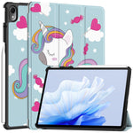 For Huawei MatePad Air 11.5 inch (2023) Auto Wake / Sleep Trifold Stand Tablet Case PU Leather Pattern Printed Cover