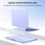 For MacBook Air 13 inch (2018) A1932 / (2020) / (2021) A2179 A2337 Laptop PC Protective Case Heat Dissipation Kickstand Cover