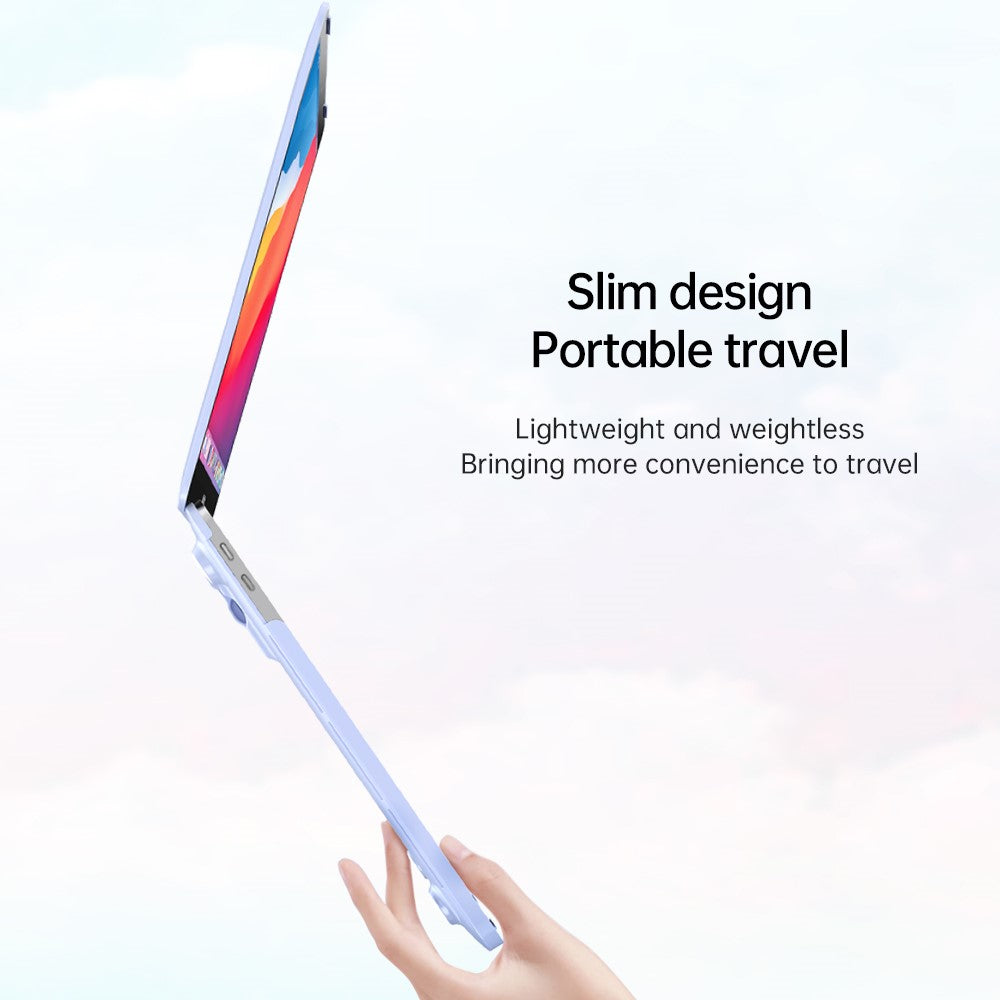 For MacBook Air 13 inch (2018) A1932 / (2020) / (2021) A2179 A2337 Laptop PC Protective Case Heat Dissipation Kickstand Cover