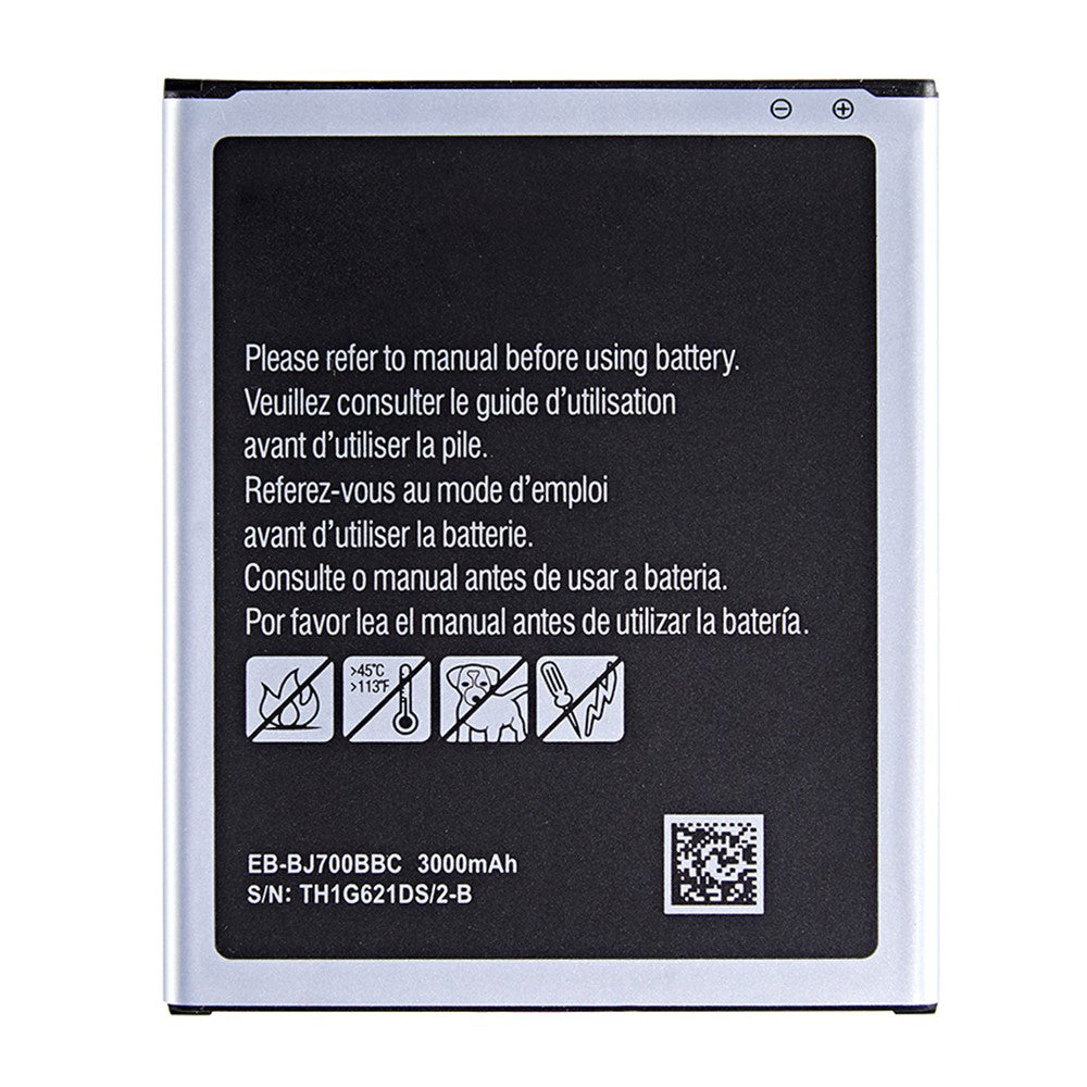 Til Samsung Galaxy J7 SM-J700F (2015) / J4 (2018) / J7 Nxt (J7 Core) 3.85V 3000mAh Li-ion batterisamlingserstatning (Kode: EB-BJ700CBC / EB-BJ700BBC / EB-BJ700CBE)