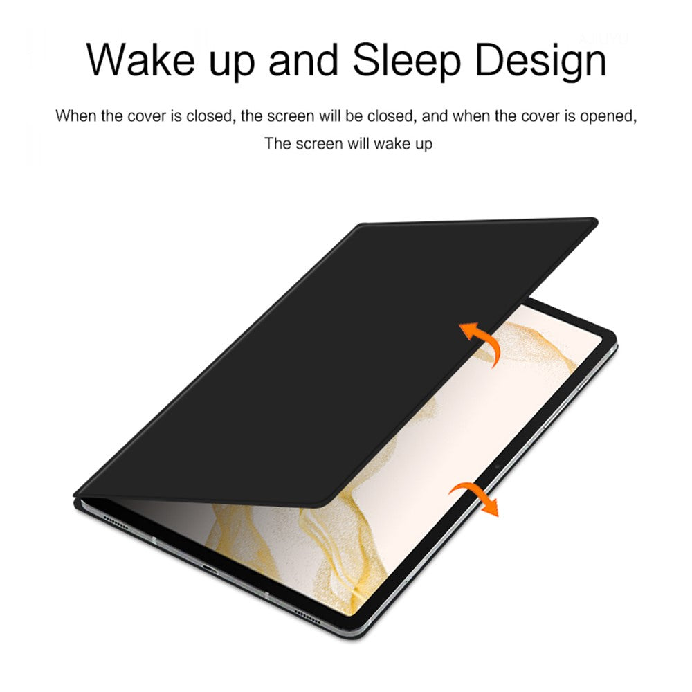 For Samsung Galaxy Tab S8+ / S7+ / S7 FE Stand Magnetic Case PU Leather+PC Smart Tablet Cover