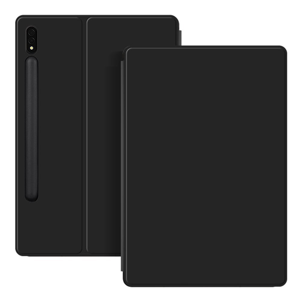 For Samsung Galaxy Tab S8+ / S7+ / S7 FE Stand Magnetic Case PU Leather+PC Smart Tablet Cover