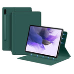 For Samsung Galaxy Tab S10+ / S9+ Full Body Smart Cover PU Leather Stand Magnetic Tablet Case