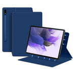 For Samsung Galaxy Tab S10+ / S9+ Full Body Smart Cover PU Leather Stand Magnetic Tablet Case
