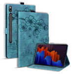 Kortholder Tabletcover til Samsung Galaxy Tab S9+ / S8+ / S7+ / S7 FE T970 T976B PU Læder Stand Tabletcover