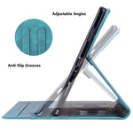 Kortholder Tabletcover til Samsung Galaxy Tab S9+ / S8+ / S7+ / S7 FE T970 T976B PU Læder Stand Tabletcover