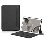 For Google Pixel Tablet Leather Case + Touchpad Bluetooth-compatible Keyboard