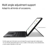 For Google Pixel Tablet Leather Case + Touchpad Bluetooth-compatible Keyboard with Backlit