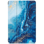 For Samsung Galaxy Tab S9 11-Inch SM-X710, SM-X716B, SM-X718U Pattern Printing Leather Tablet Case Trifold Stand Smart Cover