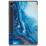 For Samsung Galaxy Tab S9 11-Inch SM-X710, SM-X716B, SM-X718U Pattern Printing Leather Tablet Case Trifold Stand Smart Cover