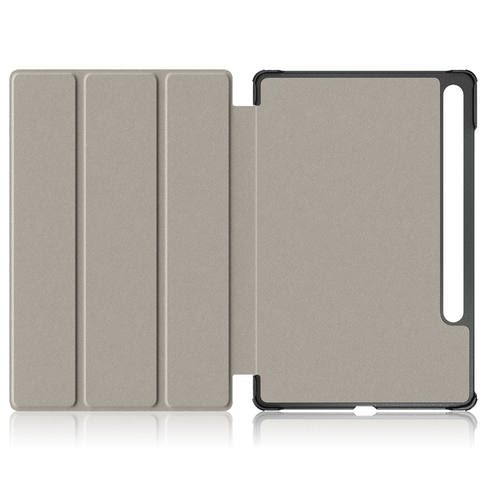 For Samsung Galaxy Tab S9 11-Inch SM-X710, SM-X716B, SM-X718U Pattern Printing Leather Tablet Case Trifold Stand Smart Cover