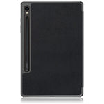 Til Samsung Galaxy Tab S10 FE / S9 FE / S9 SM-X710, SM-X716B, SM-X718U PU lædercover smart tabletetui