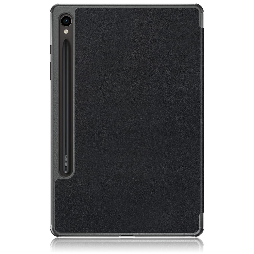 Til Samsung Galaxy Tab S10 FE / S9 FE / S9 SM-X710, SM-X716B, SM-X718U PU lædercover smart tabletetui