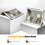 Til Google Pixel Tablet Tri-fold Stand Tablet Case PU Læder Anti-drop Tablet Cover