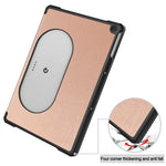Til Google Pixel Tablet Tri-fold Stand Tablet Case PU Læder Anti-drop Tablet Cover