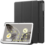 Til Google Pixel Tablet Tri-fold Stand Tablet Case PU Læder Anti-drop Tablet Cover
