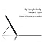 For Amazon Fire Max 11 Leather Case + Touchpad Bluetooth-compatible Keyboard with Backlit