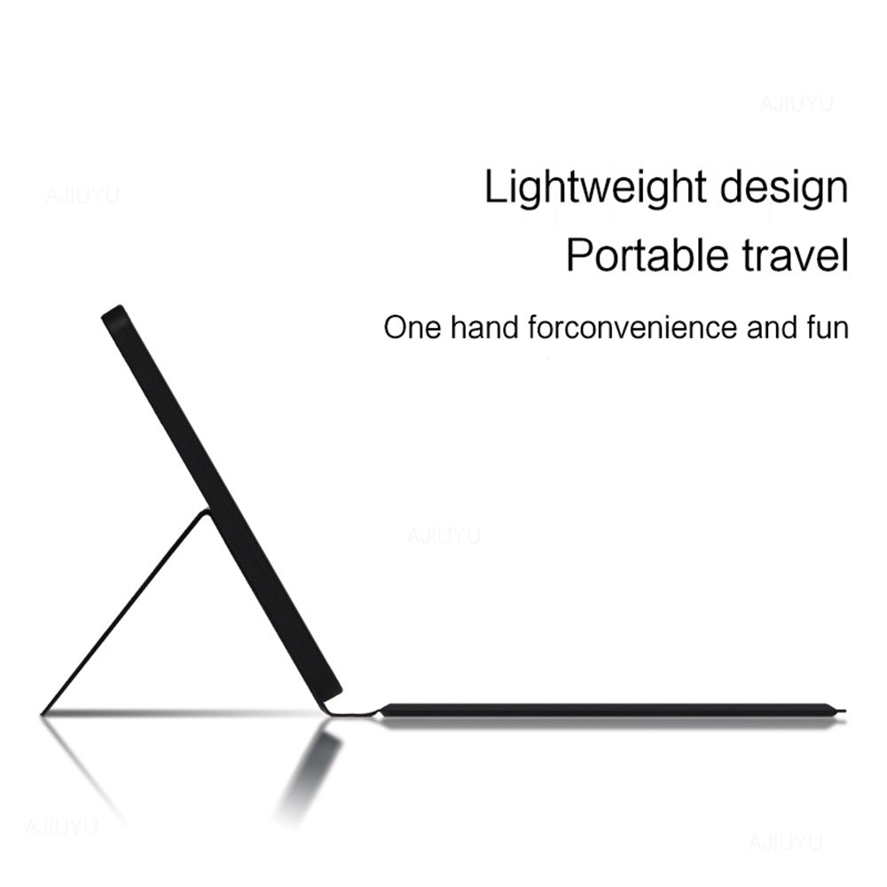 For Amazon Fire Max 11 Leather Case + Touchpad Bluetooth-compatible Keyboard with Backlit